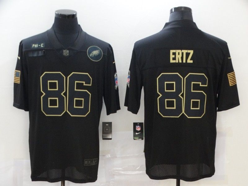 Philadelphia Eagles Zach Ertz #86 Nfl 2020 Black Jersey - Bluefink