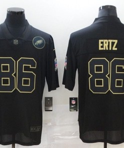 Philadelphia Eagles Zach Ertz #86 Nfl 2020 Black Jersey