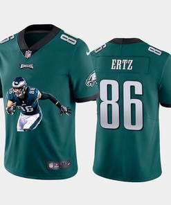 Philadelphia Eagles Zach Ertz #86 Nfl 2020 Green Jersey