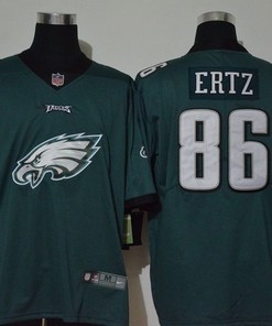 Philadelphia Eagles Zach Ertz #86 Nfl 2020 Pine Green Jersey