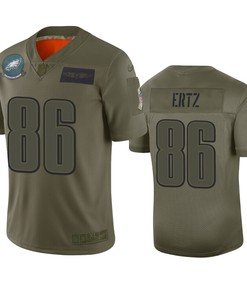 Philadelphia Eagles Zach Ertz Camo 2019 Salute To Service Limited Jersey