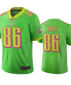 Philadelphia Eagles Zach Ertz Green Vapor Limited City Edition Jersey