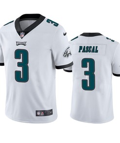 Philadelphia Eagles Zach Pascal 3 White Vapor Limited Jersey