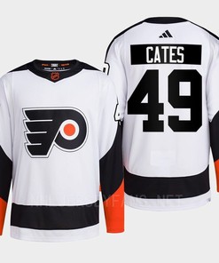 Philadelphia Flyers 2022 Reverse Retro 2.0 Noah Cates 49 White Primegreen Jersey Men's