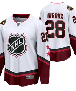 Philadelphia Flyers 28 Claude Giroux 2022 All-Star Eastern Conference White Jersey Jersey