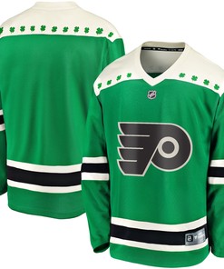 Philadelphia Flyers Fanatics Branded 2021 St. Patricks Day Breakaway Jersey - Green Nhl