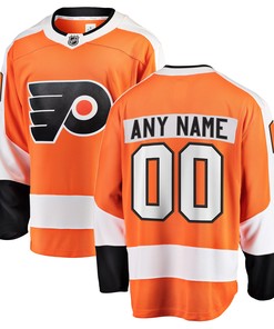 Philadelphia Flyers Fanatics Branded Home Breakaway Custom Jersey - Orange Custom Jerseys Nhl