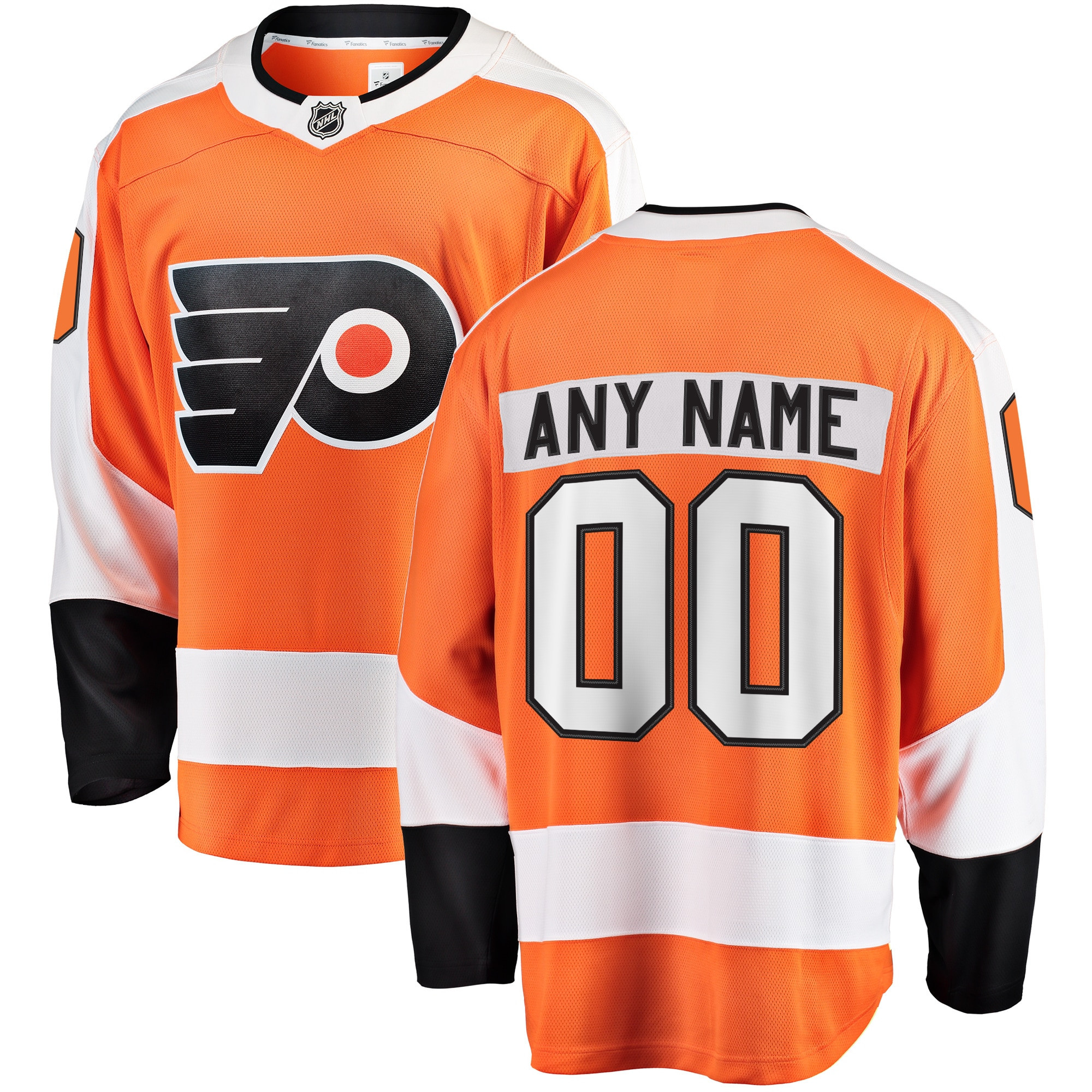 Philadelphia Flyers Fanatics Branded Home Breakaway Custom Jersey - Orange Custom Jerseys Nhl A4
