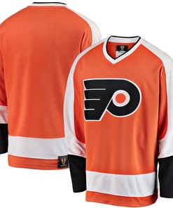 Philadelphia Flyers Fanatics Branded Premier Breakaway Heritage Blank Jersey - Orange Nhl