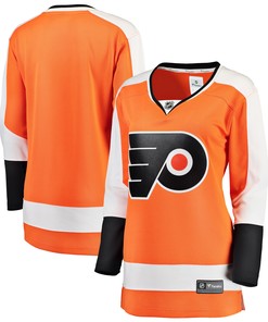 Philadelphia Flyers Fanatics Branded Womens Breakaway Home Jersey Orange Nhl