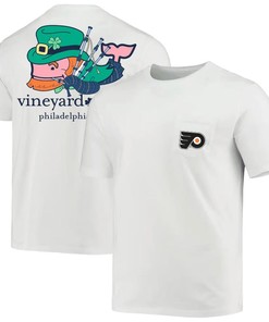 Philadelphia Flyers Vineyard Vines St. Patrick's Day T-Shirt - White