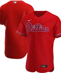 Philadelphia Phillies Alternate Authentic Team Jersey - Red Mlb