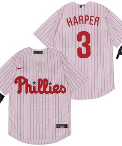 Philadelphia Phillies Bryce Harper #3 2020 Mlb Light Pink Jersey
