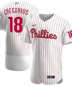 Philadelphia Phillies Didi Gregorius #18 2020 Mlb White Jersey