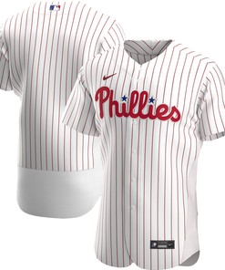 Philadelphia Phillies Home Authentic Team Jersey White Mlb