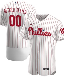Philadelphia Phillies Home Pick-a-player Retired Roster Authentic Jersey - White Custom Jerseys Mlb