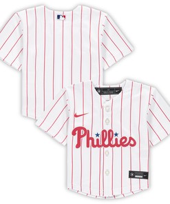 Philadelphia Phillies Infant Home Replica Team Jersey - White Mlb Ver 1