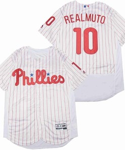 Philadelphia Phillies Jt Realmuto #10 2020 Mlb White Jersey