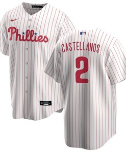 Philadelphia Phillies Nick Castellanos 2 Mlb White Home Jersey Gift For Phillies Fans