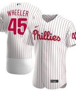 Philadelphia Phillies Zack Wheeler #45 2020 Mlb White Jersey