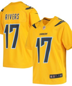 Philip Rivers Los Angeles Chargers Nike Youth Inverted Game Jersey - Gold