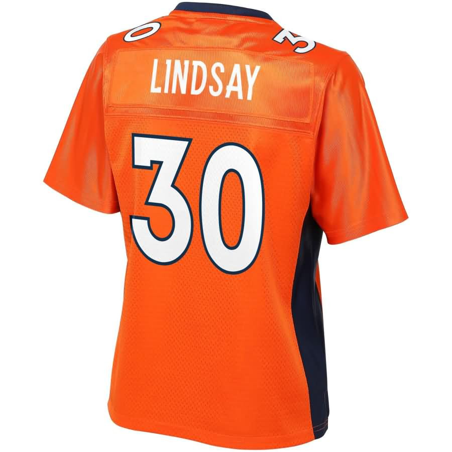 Phillip Lindsay Denver Broncos Nfl Pro Line Womens Player Jersey - Orange