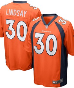 Phillip Lindsay Denver Broncos Nike Player Game Jersey - Orange