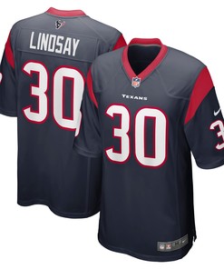 Phillip Lindsay Houston Texans Game Jersey - Navy Nfl