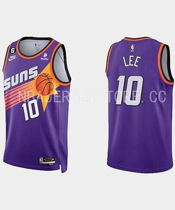 Phoenix Suns 10 Damion Lee Classic Edition Purple Men Jersey 2022-23