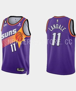 Phoenix Suns 11 Jock Landale Classic Edition Purple Men Jersey 2022-23