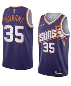 Phoenix Suns #35 Kevin Durant 2023 24 Icon Edition Purple Jersey Unisex