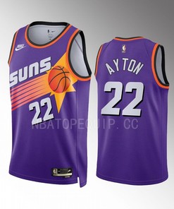 Phoenix Suns Deandre Ayton 22 2022-23 Classic Edition Purple Men Jersey Swingman