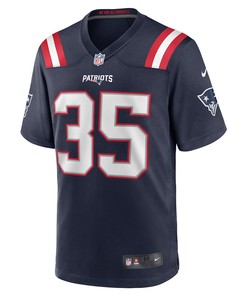 Pierre Strong Jr. New England Patriots Game Player Jersey - Navy