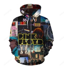 Pink Ployd 3D Hoodie Zip Hoodie 08