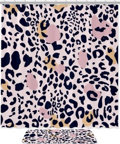 Pirate Shark Coco Shower Curtain in Waterproof Fabric for Bathroom Decor