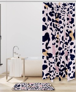 Pirate Shark Coco Shower Curtain in Waterproof Fabric for Bathroom Decor