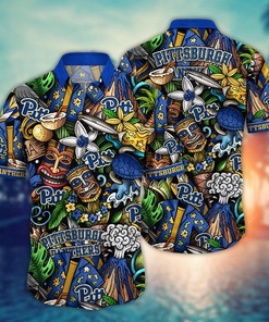 Pittsburgh Panthers NCAA Flower Hawaii Shirt For Fans Ver 16