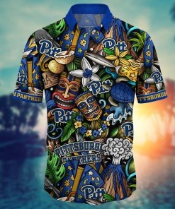 Pittsburgh Panthers NCAA Flower Hawaii Shirt For Fans Ver 16