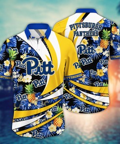 Pittsburgh Panthers NCAA Flower Hawaii Shirt For Fans Ver 17