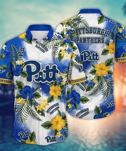 Pittsburgh Panthers NCAA Flower Hawaii Shirt For Fans Ver 28