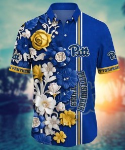Pittsburgh Panthers NCAA Flower Hawaii Shirt For Fans Ver 36