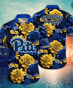 Pittsburgh Panthers NCAA Flower Hawaii Shirt For Fans Ver 4