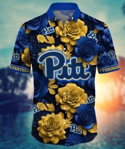 Pittsburgh Panthers NCAA Flower Hawaii Shirt For Fans Ver 4