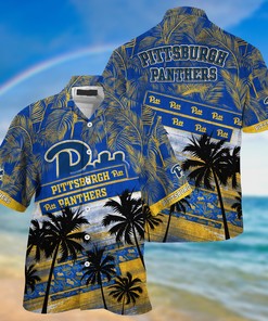 Pittsburgh Panthers NCAA Palm Tree Pattern Hawaii Shirt For Sports Fans