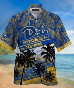 Pittsburgh Panthers NCAA Palm Tree Pattern Hawaii Shirt For Sports Fans