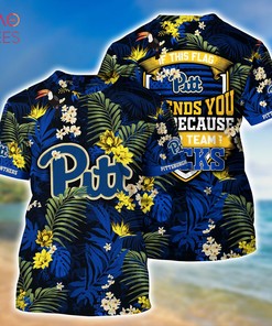 Pittsburgh Panthers Summer Hawaiian Shirts, With Tropical Patterns for Fans