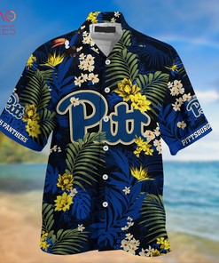 Pittsburgh Panthers Summer Hawaiian Shirts, With Tropical Patterns for Fans