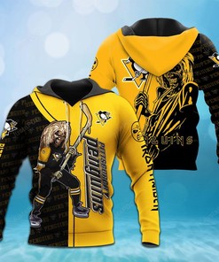 Pittsburgh Penguins 3D Hoodie Zip Hoodie 05