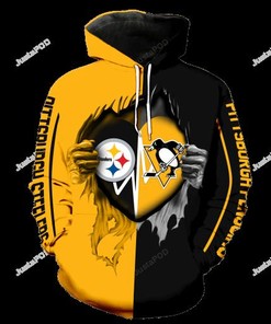 Pittsburgh Penguins 3D Hoodie Zip Hoodie 06