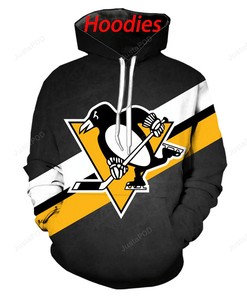 Pittsburgh Penguins 3D Hoodie Zip Hoodie